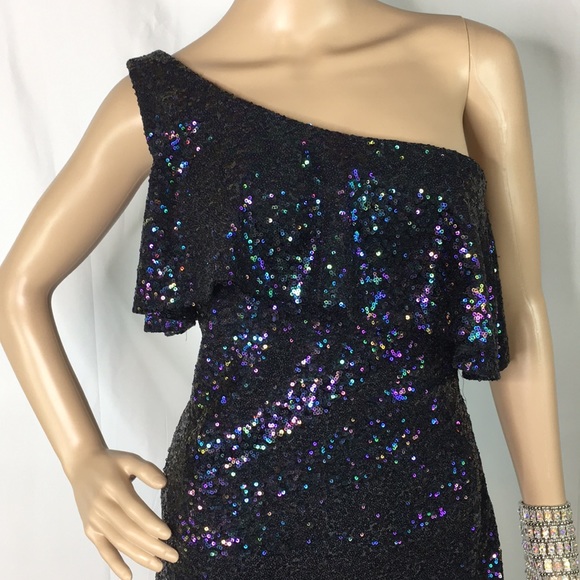 SOLD!! ♥️🌟NEW!! Size 9/10 Jrs | B. Darlin Sequins Dress - Picture 3 of 6